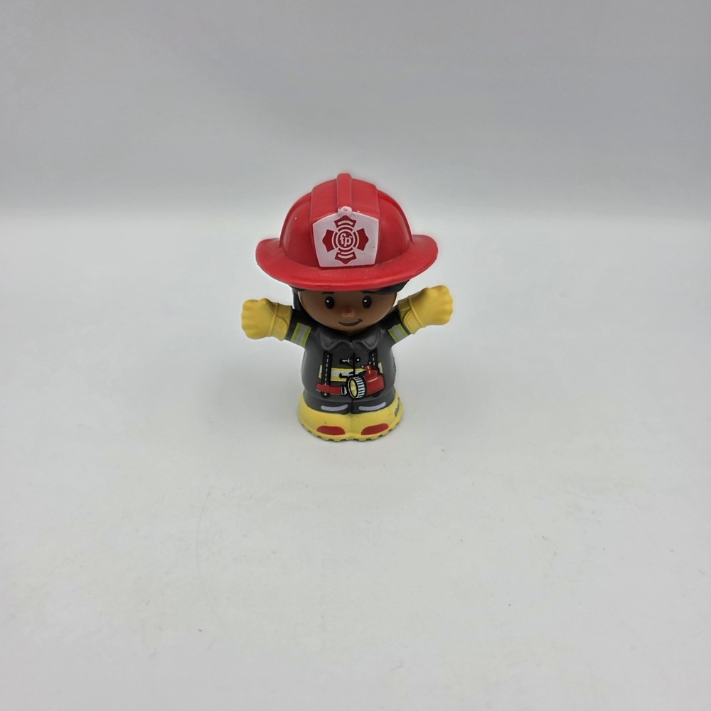 Little People African American Girl Fire Fighter Fisher Price Figure‎